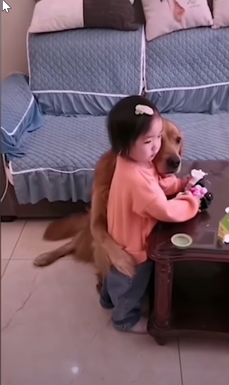 พี่โกลเด้น 5 ขวบ ปกป้องน้องสาว 2 ขวบ ที่โดนคุณแม่ดุเพราะแอบเล่นครีมในกระปุกของคุณแม่