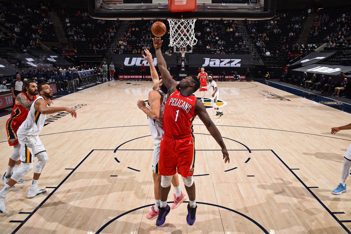 Tonight's @HUBInsurance postgame leaders ๐
@Zionwilliamson 27 pts, 3 reb, 2 ast
@B_Ingram13 23 pts, 4 3PM
@ZO2_ 14 pts, 5 ast
@NickeilAW 11 pts, 3 ast
@jj_redick 11 pts, 3 ast
@RealStevenAdams 8 pts, 16 reb https://t.co/jjajE6kM45