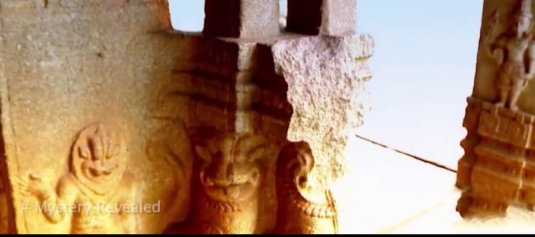 To satisfy their curiosity, and to unravel the mystery behind the marvelous pillars, they cut off the two musical pillars. However, nothing was found. Two pillars cut by the British rulers are still present inside the temple complex and can still be seen by visitors.