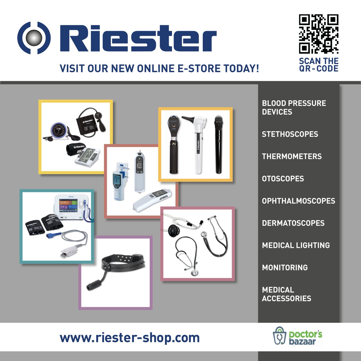 doctorsbazaar's tweet photo. Announcing the launch of the official #RudolfRiester GmbH Store in India powered by #storeFront technology from Doctor's Bazaar.

Shop Now at https://t.co/fBSJ9oPbEf

#rudolfriester #diagnostics #ophthalmology #ENT #vitalsigns #auscultation #dermatology #bloodpressure #anesthesia https://t.co/q4xo77D8ZS