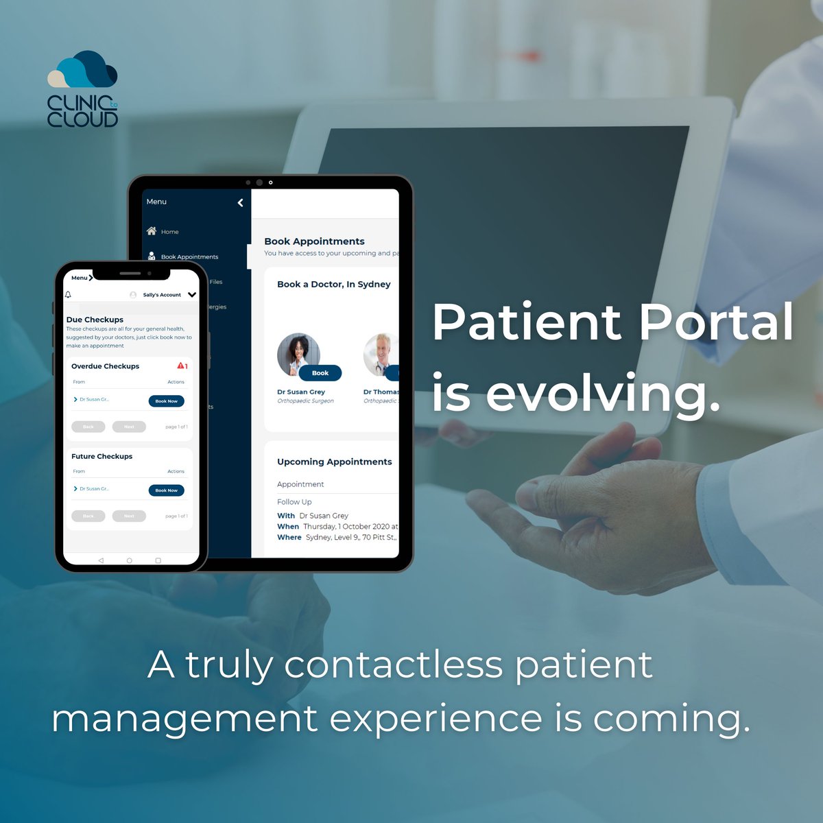 The wait is almost over - we've been busily preparing our upgraded Patient Portal, and can't wait to publicly unveil the new experience on January 28. 

clinicto.cloud/3p72D3j

#connectedcare #healthcareinnovation #digitalhealthcare #patientcentricity