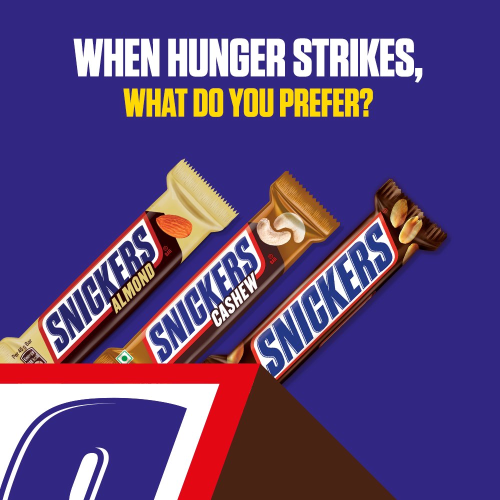 Snickers_IN's tweet photo. Which variant gives your hunger a tasty ending? Tell us in the comments!
.
.
.
.
.
#Snickers #snickerschocolates #hungermoods #caramel #yummy #hunger #hungry #snickersindia #hungerbars #hungerattacks #chocolatelover #chocolate #nuts #peanuts #cashew #almond https://t.co/a77jkNk1xT