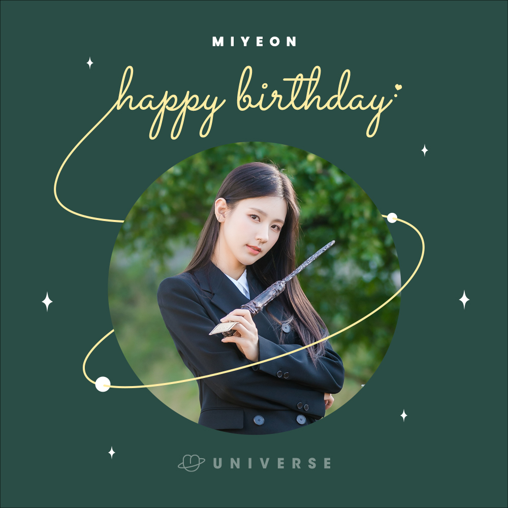 into__universe's tweet photo. 🎂Happy MIYEON Day!🎂

#UNIVERSE #G_I_DLE #MIYEON #미연 #GIDLE_Planet #HBD_0131_MIYEON https://t.co/Xdvj7bKNqh