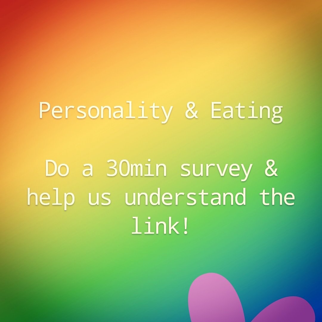 We are looking for people to fill out at 30min survey to understand personality and eating. There is a chance to win a 
 $50 Coles-Myer gift vouchers
Click here:
monash.az1.qualtrics.com/jfe/form/SV_af…

<a href="/CCSMonash/">CCSMonash</a>
<a href="/Alfred_Research/">Alfred Research Alliance</a>