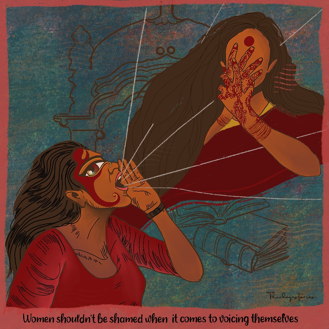 TheBridgeTalks's tweet photo. See this Instagram post by @thebridgetalks https://t.co/TV041StQqh 

Illustration: Thirdeyestories by Anvita https://t.co/NfwMXcu4zD