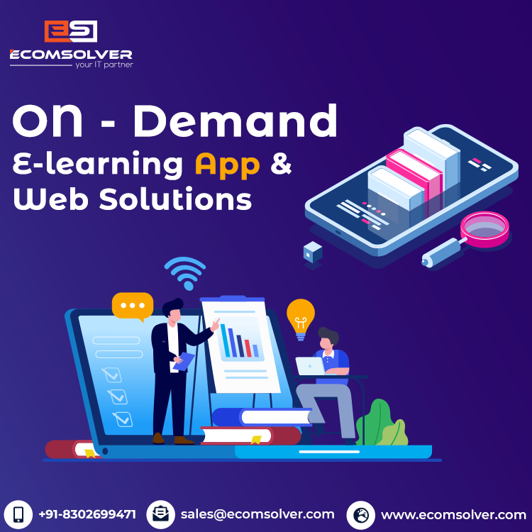 EcomsolverL's tweet photo. Get On Demand E-learning APP &amp; Web solutions. 
Get Now @ https://t.co/ix0eQFvafW
Call - 8302699471
#elearning #mobile #app #ecommerce #SuperOver  #education #26Jan2021  #RepublicDay https://t.co/N8yOFMySRa