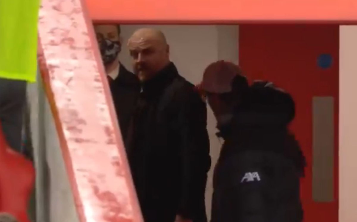 “No baseball caps or trainers, fella.”