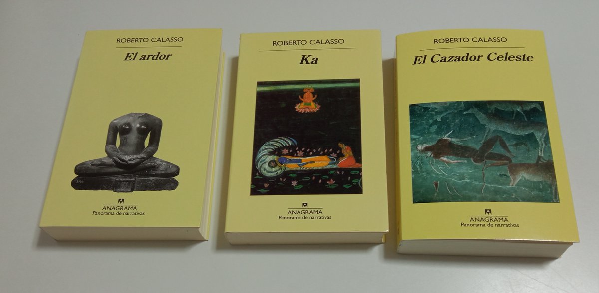 MFilosofal's tweet image. Esperando el de Keyserling. Y qué decir de Calasso, es de los grandes 😍