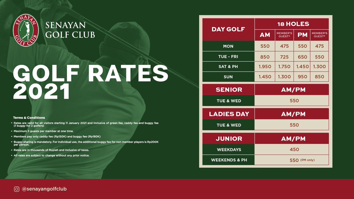 Senayan Golf Club tweet media