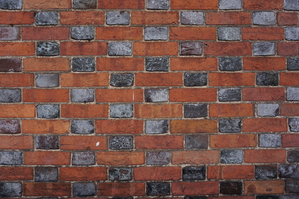 Brick-patterning, that is picking out decoration on a façade in different coloured brick, appears to have originated from northern France towards the middle of the 15th-century. It wasn’t long before it became very fashionable in England...9/