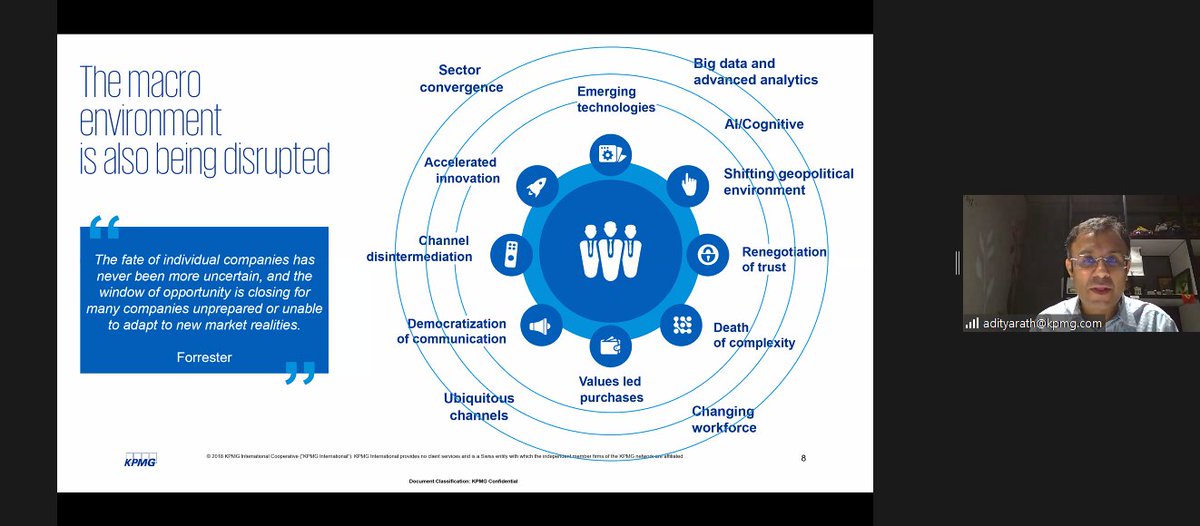 etmasterclass's tweet photo. Today's session of Digital Marketing Strategy & Planning
@etmasterclass with Aditya Rath Partner @KPMGIndia.
#etmasterclass #happylearning #digitalmarketing https://t.co/rFfTC5R1Dc