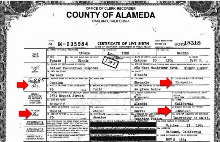 Smh, #KamalaHarris was #sworn in as #VicePresident under #Kamala #Devi #Harris, yet her #birth #certificate states her middle name is #Iyer, #smh, why would she use a #middle #name that almost #spells #Devil, #smh, #illuminati, #coronavirus #COVID19 #fweedom #BlackTwitter #BLM https://t.co/57p5s9HjGD