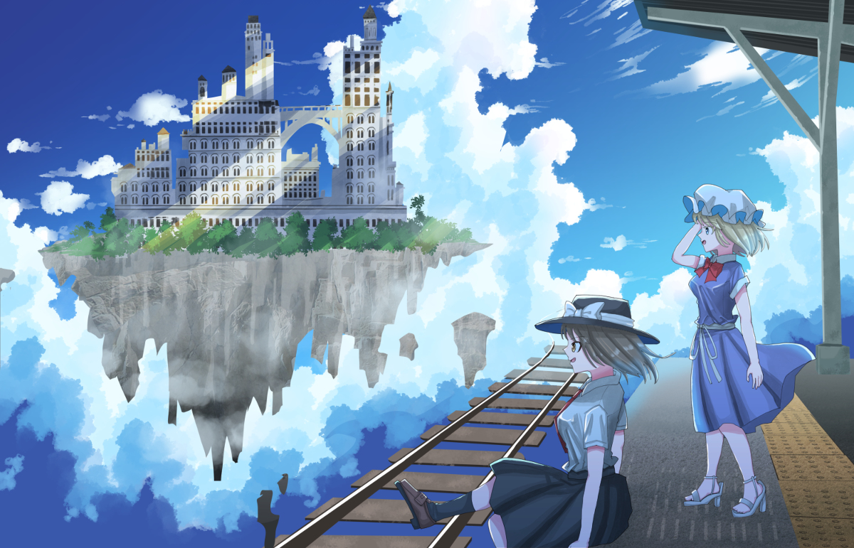 Twitter 上的 ディノトドン 天空駅 東方project 秘封倶楽部 宇佐見蓮子 マエリベリー ハーン 背景 T Co Pftye7giuy T Co Phjyoaoe67 Twitter