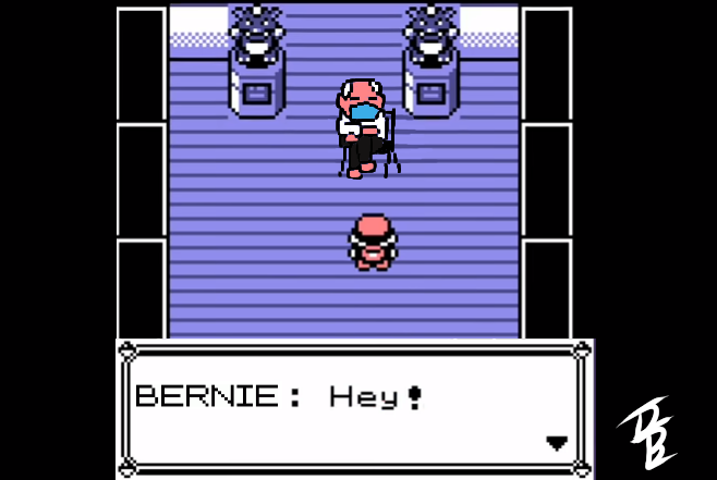 BoiDratini's tweet photo. He's been waiting, Red!🍞✨ #Berniememes #pokemon https://t.co/CrrFq7vr1f