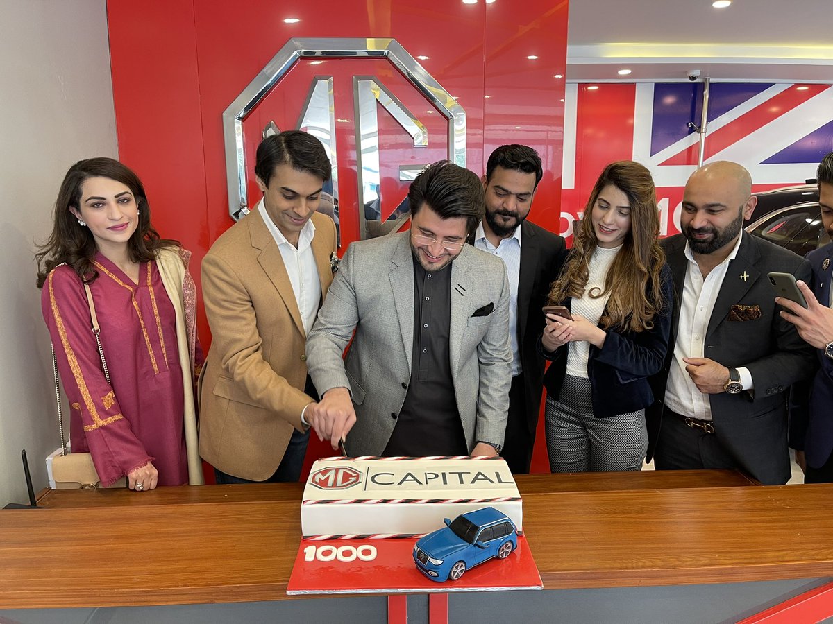 JAfridi10's tweet photo. THANK YOU ISLAMABD FOR ACHIEVING ANOTHER BIG MILESTONE BY MG CAPITAL. SOLD OUT 1000 CARS. #1KMGCARS https://t.co/ttMrA5vaSi