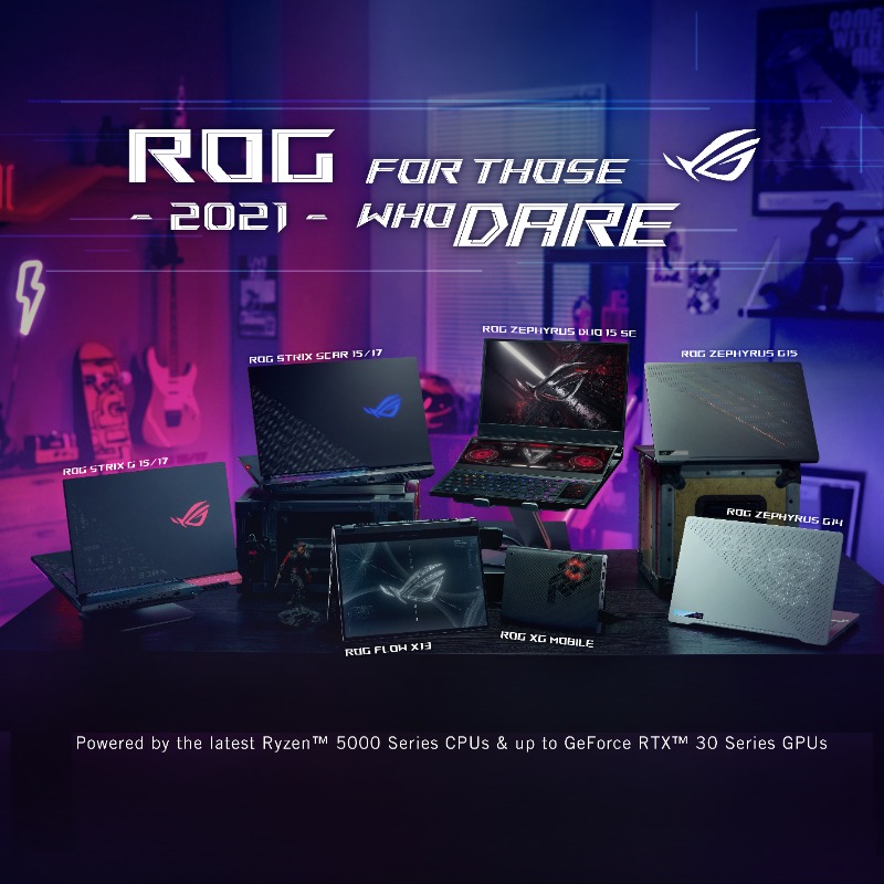 ASUS_ROG's tweet photo. Interested in gaming gear? Join the Republic Of Gamers! #ROG #ForThoseWhoDare #GamingLaptop
