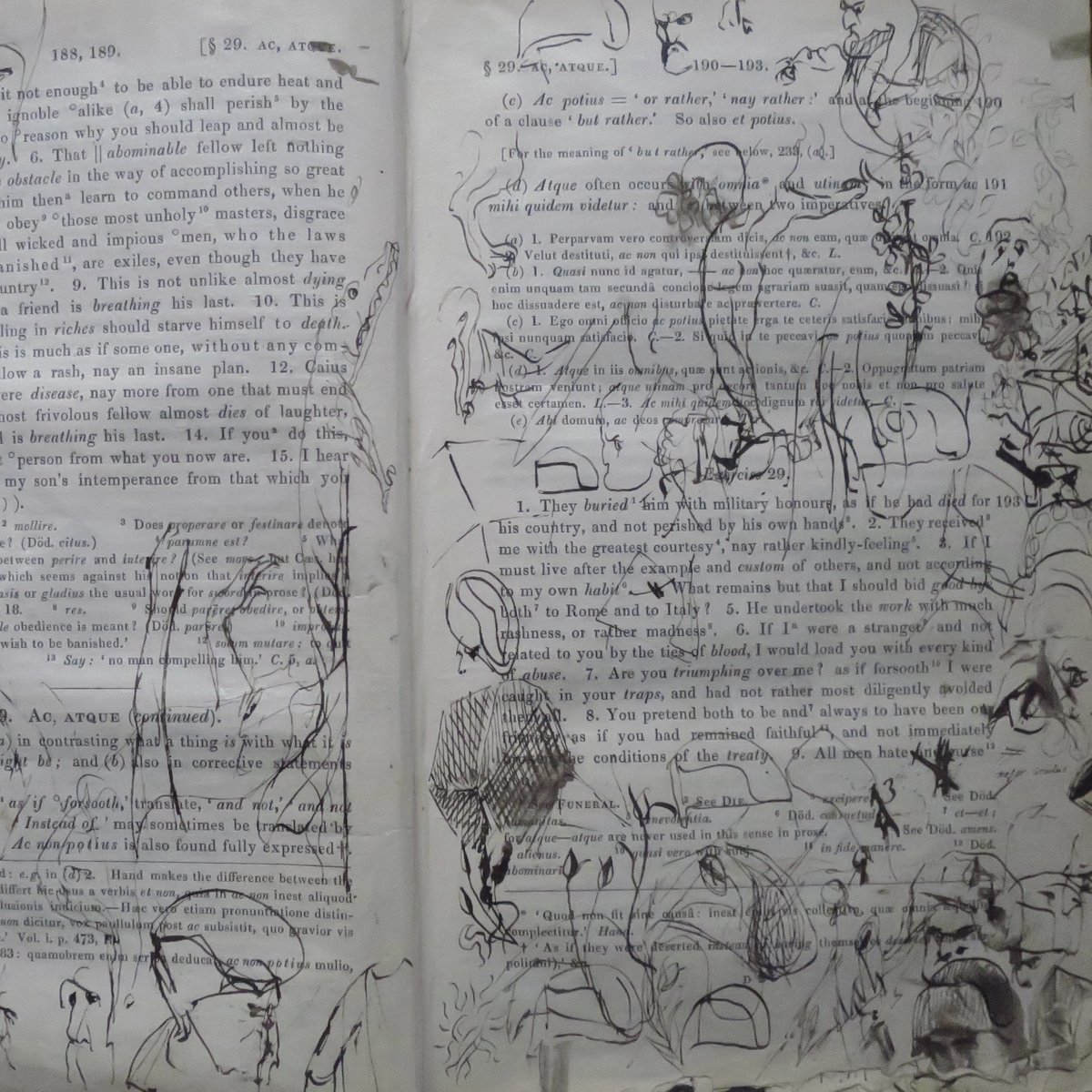 D’Avigdor continued: "... His Greek primer all dog-eared, tattered, covered with drawings of goblins, all over the text as well as in the margins. The masters would say, 'Chesterton, Chesterton, have you no care for books?'" (Ward, 1952, p. 13).