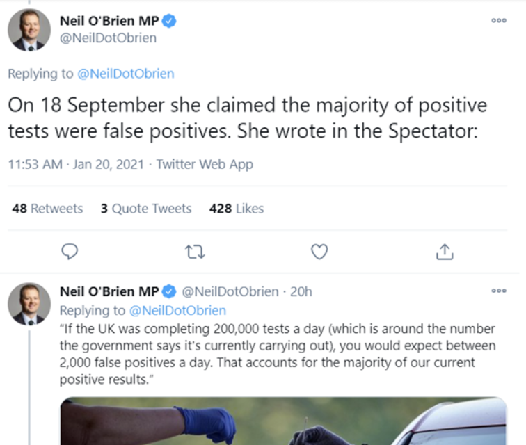I also stand by this.  @NeilDotObrien has not provided information to prove me wrong. The Government could have performed simple experiments to investigate this.