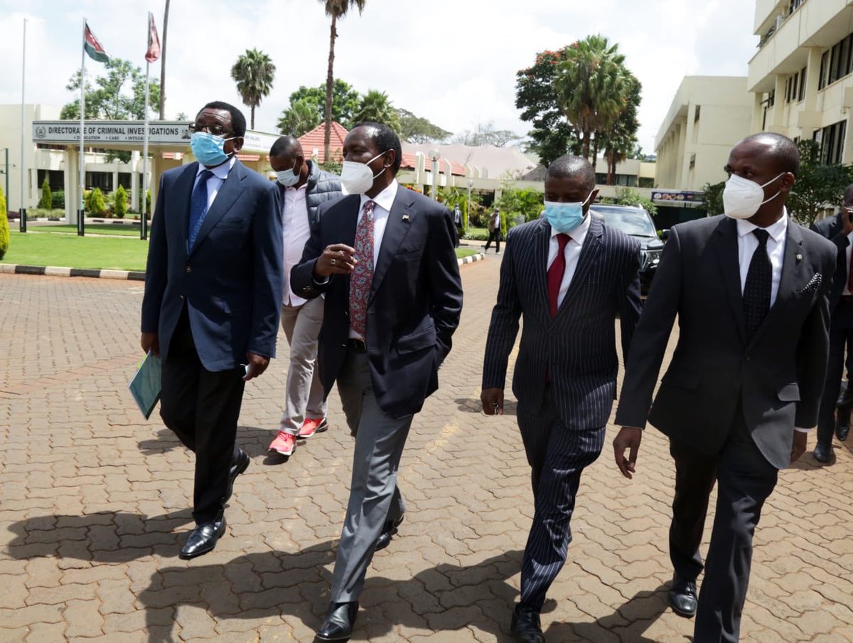skmusyoka's tweet photo. Today I have presented myself for public scrutiny by the DCI on the allegations that I grabbed my Yatta Farm.I have nothing to hide.I have and will always stand for integrity. https://t.co/iE6vi9khQw