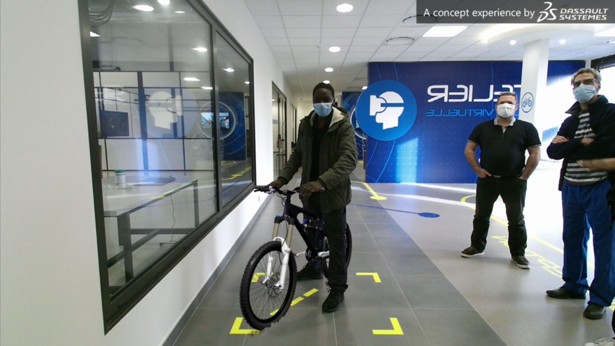 bikEpic3DS's tweet photo. I tried a bike in #AugmentedReality during the experiential track at #CampusFab. Come and try this #3DCustomization #3DEXPERIENCE and learn how #IndustrieDuFutur bridges experience and on-demand manufacturing. A #ConceptExperience by @3DSfrance's #3DEXPERIENCELab https://t.co/mdKUNcP7nT