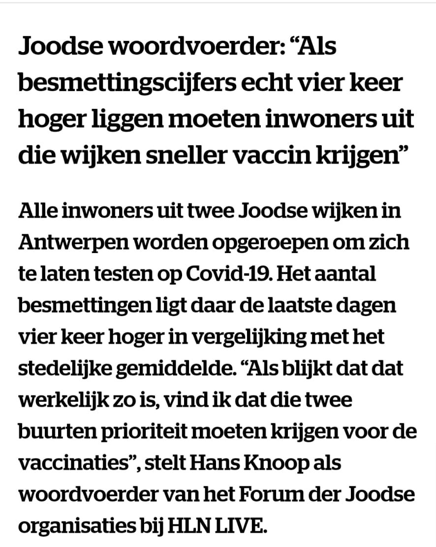 Wij houden trouwfeesten dus wij moeten sneller gevaccineerd worden ouleh?