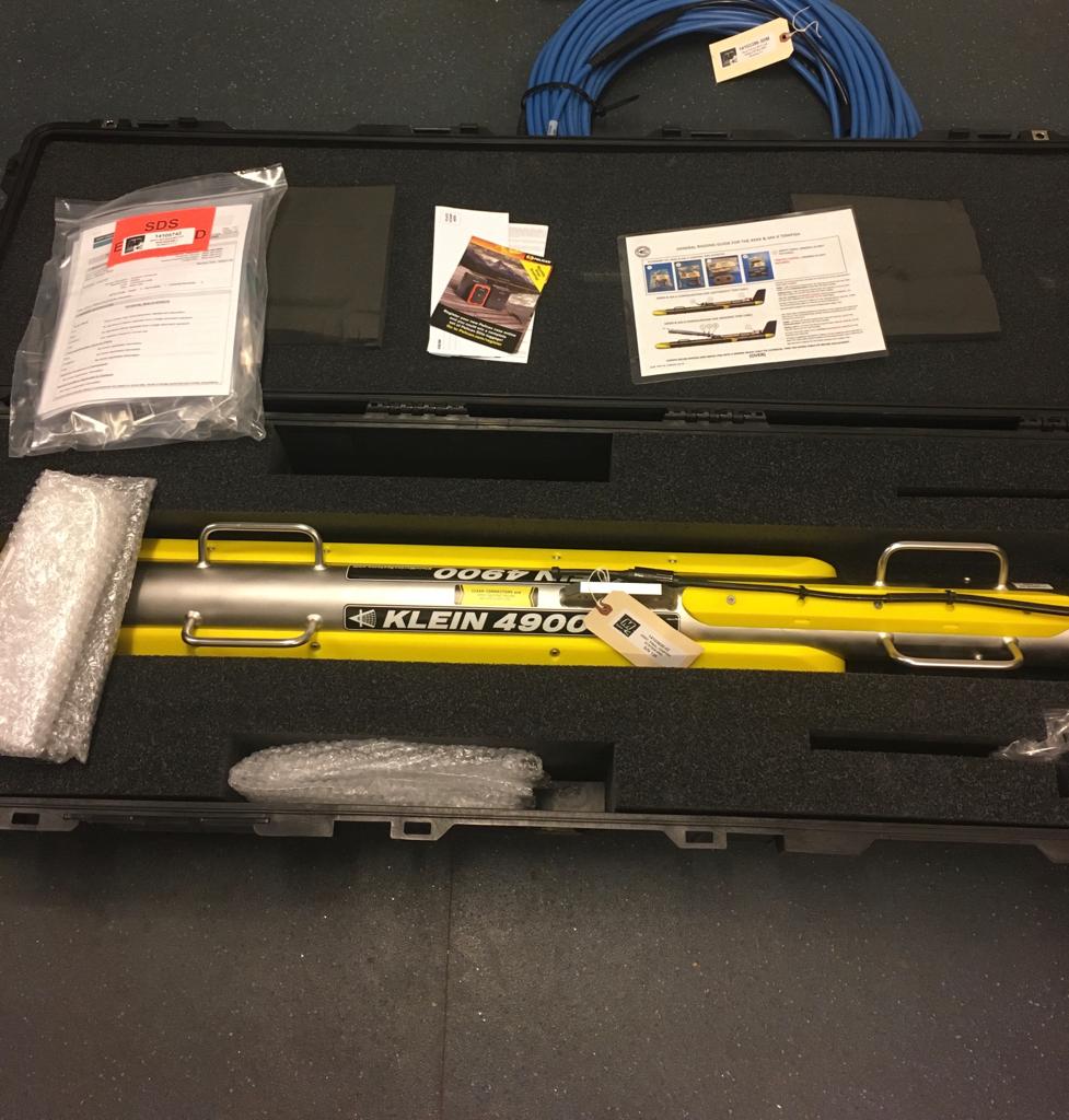 Exciting way to kickstart 2021, unpacking a brand new Klein 4900 dual frequency 455/900 kHz sidescan sonar.

Can't wait to get it in the water in the near future!
#Survey #Geophysics