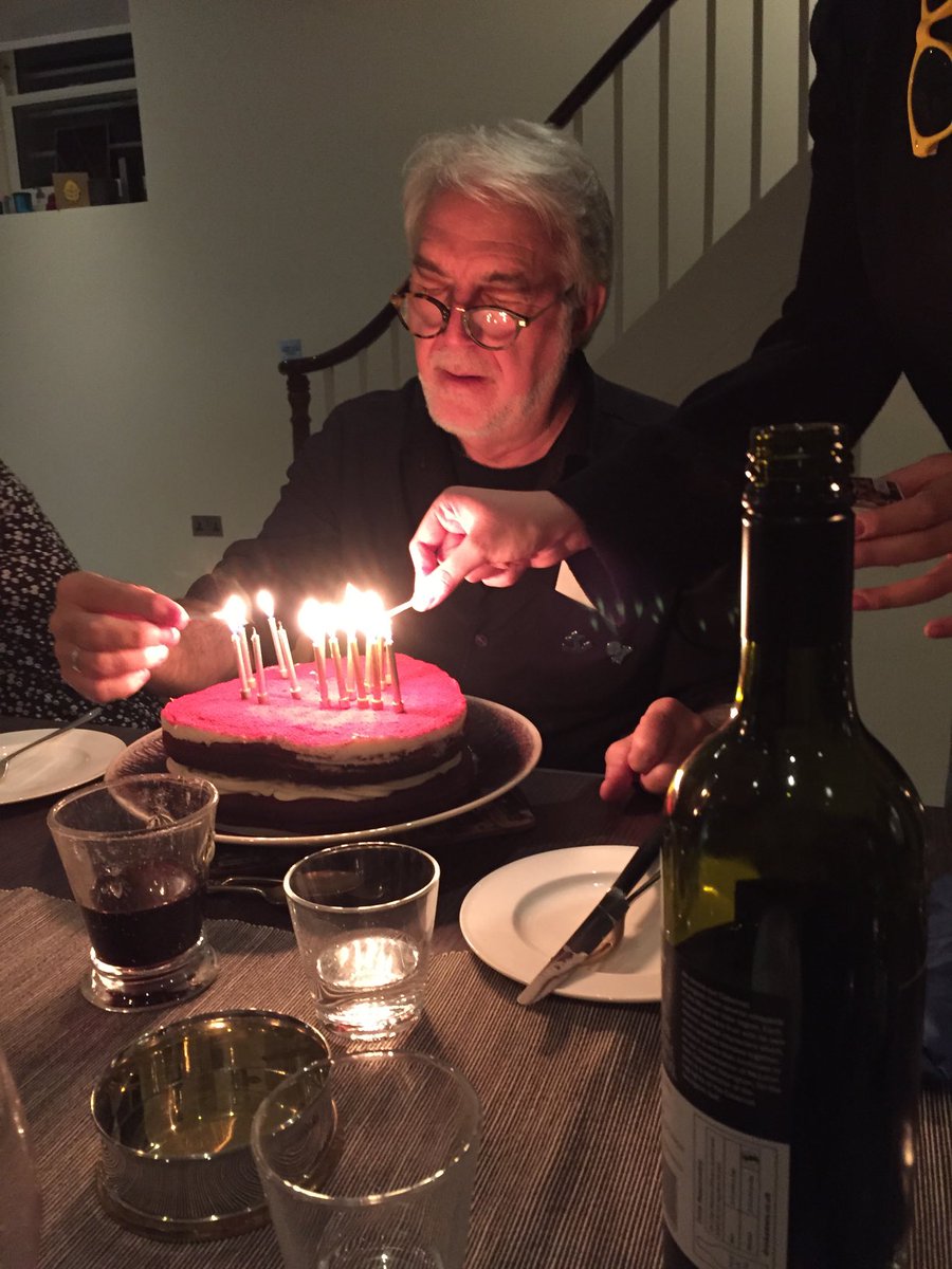 carogoodall's tweet photo. HAPPY BIRTHDAY to my dear dear friend Jim Hart @TheHartChart On this day in #2017 we celebrated @Lucy_darwin who also made that amazing cake #andrewdarwin #judyhart #jakehart #juliahart #nostalgia for friends near and far hoping we’ll be able to get together soon! https://t.co/AiWwmcPWMT