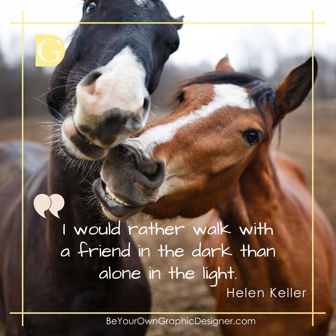 BYOGD's tweet photo. "I would rather walk with a friend in the dark than alone in the light."
- Helen Keller

#beyourowngraphicdesigner #DesignwithCCC #JanuaryQuotes https://t.co/VtrO86pJuJ