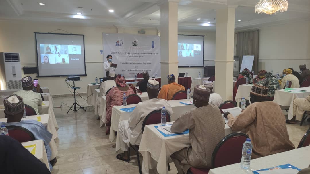 This week with support of the Japanese Embassy, JICA and UNDP organised a workshop for local government officials from North-East Nigeria on peacebuilding and recovery. Participants are to adapt the lessons learnt from Japan’s experience in their respective states.