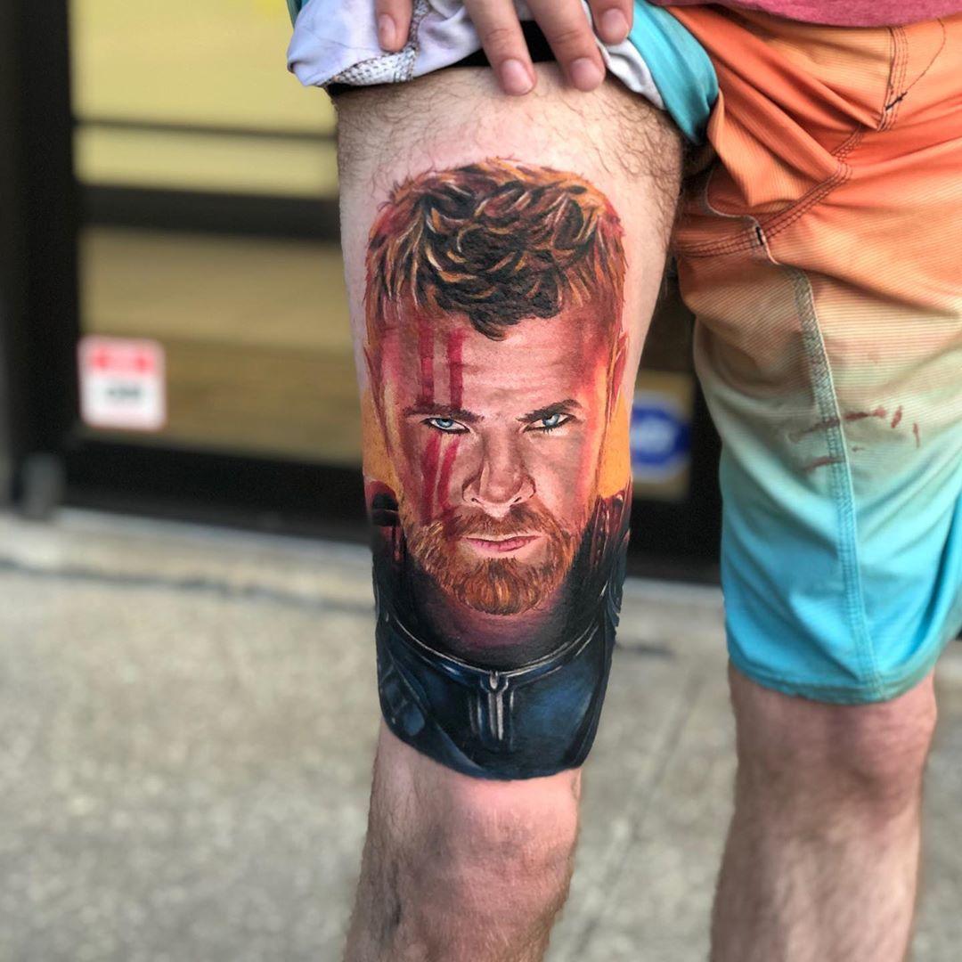 marvel character tattoo