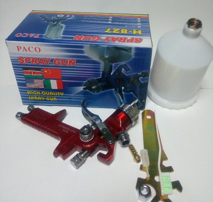 joframic's tweet photo. spray guns both plastic/ metallic, top/bottom all available
H827G@ Ksh 2500 only
paco plastic cap@ ksh2000
paco metal cap @ ksh1900
sandblast @ ksh3500
for more information inbox/call 0713225736 https://t.co/Yl3QoEERGD