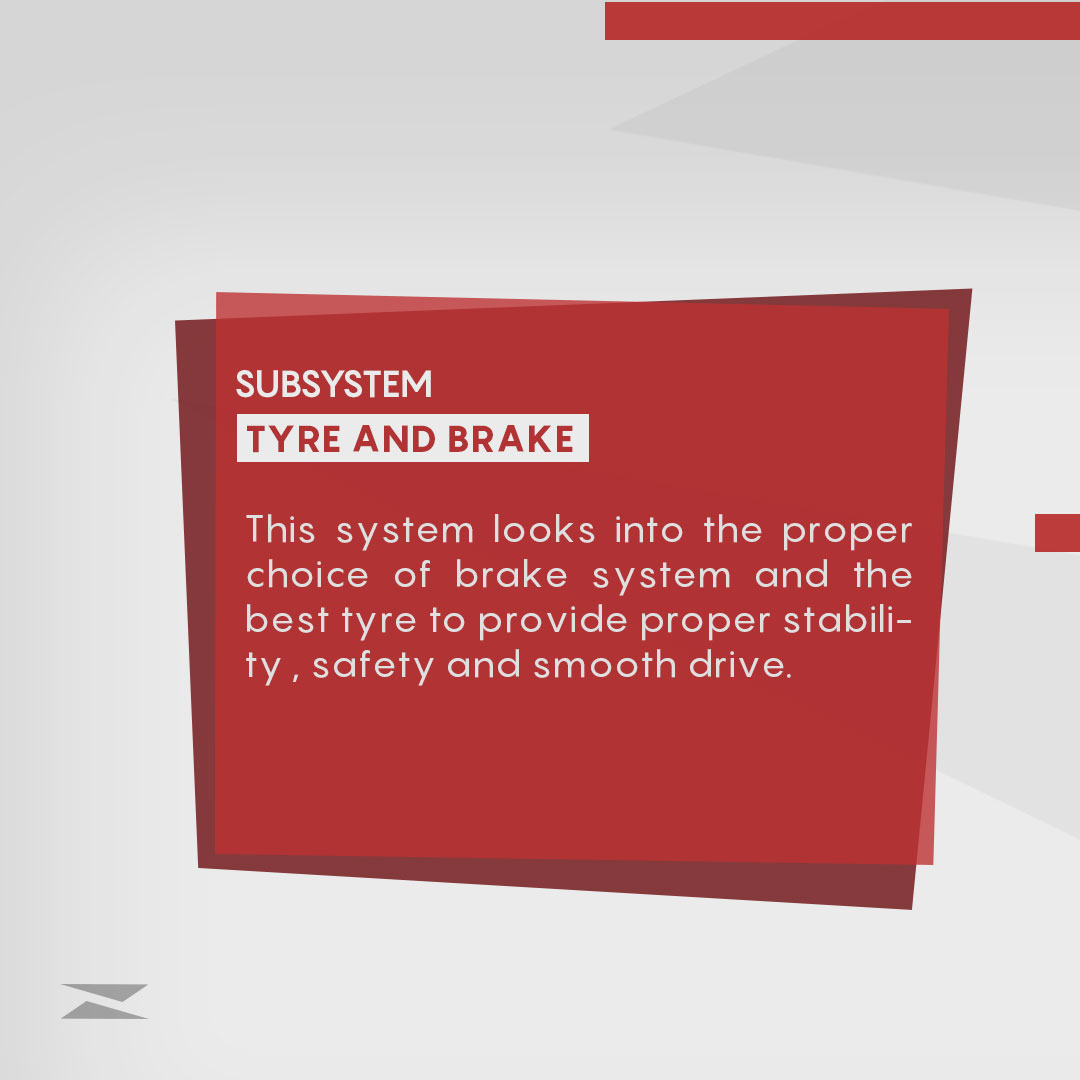 ZenithCet's tweet photo. This system looks into the proper choice of brake system and the best tyre to provide proper stability, safety and smooth drive.
. 
. 
. 
#formulastudent #formulastudentindia #fsae #formula1 #formulaone #f1 #sae
#carracing #automotive #automobile #automobileindustry #Engineering https://t.co/bRNqt5y0vB