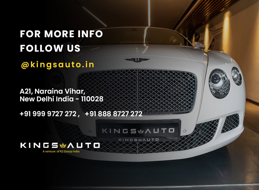 KingsAutoDelhi's tweet photo. Bentley GT Continental W12, Available at Kings Auto!
.
Call us for more details: 9999727272, 8888727272
.
.
.
#kingsauto #kingasutodelhi #car #kingsautoluxury #luxurycarskingsauto #cars #luxurycars #exoticcars #classiccars #instacars #delhi #delhicars #automobile https://t.co/jKQwEz7J0S