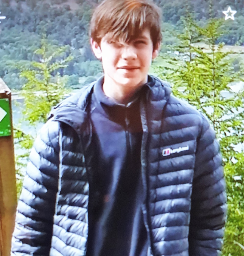 BBC_Cumbria's tweet photo. A 15-year-old boy is missing from his home near Wigton. Lex Pedley was last seen yesterday morning.  He's slim, with dark brown hair and a long fringe.  He could be wearing grey clothing and may have a black rucksack. The police think he possibly caught a bus to Whitehaven. https://t.co/s7AufLctRF