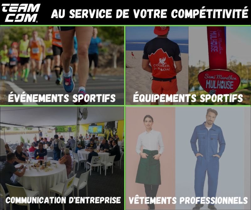 Une année 2021 qui s’annonce compliquée : toujours pas d’autorisations pour l’événementiel, le sport à l’arrêt...mais on ne lâche rien et on s’adapte.

N’hésitez pas à nous contacter pour vos projets d’équipements professionnels et de communication d’entreprise.