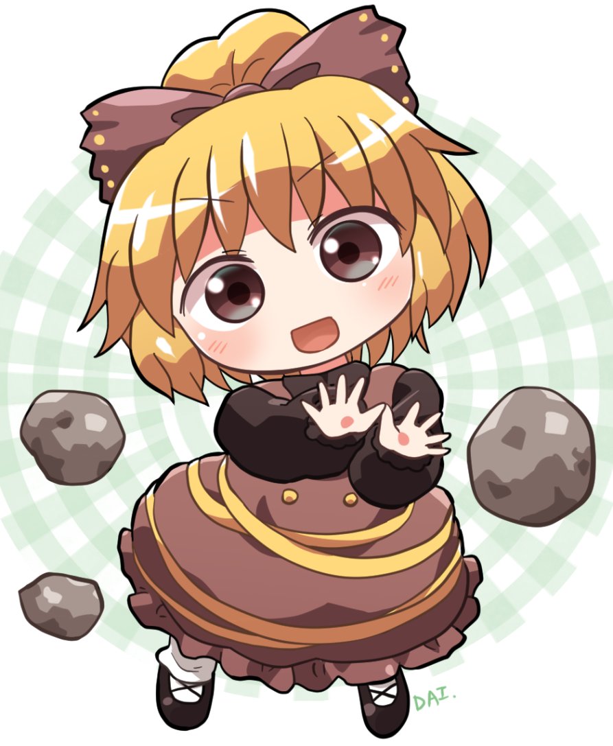 黒谷ヤマメ 「地底のアイドル・スーパーヤマメちゃんタイム?️ #おは東方 」|六合ダイスケ@春例大祭う12bのイラスト