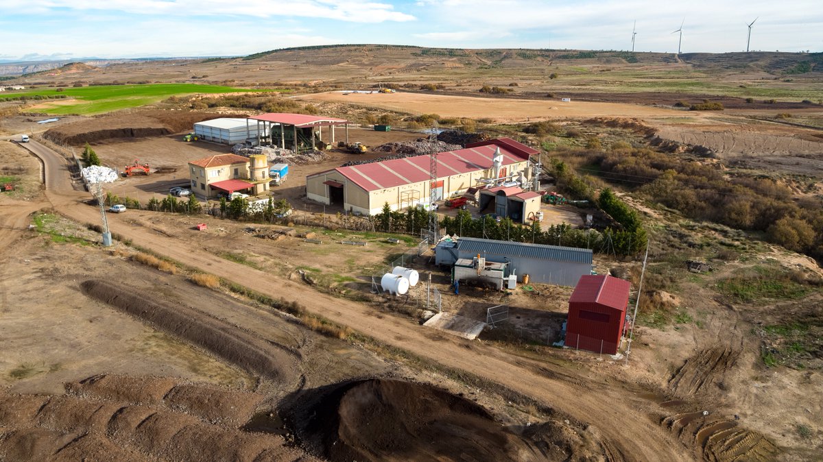 In this picture you can see our project facilities. We are producing biogas and pellets!!!