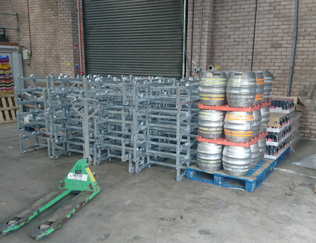 Grangefab's tweet photo. Its great to still be receiving orders for our barrel racks given the times. And thank you to all our customers for being patient with us through December as we was extremely busy and still are! Which we take as a good sign. #CraftBeer #caskale #whisky #brewing https://t.co/X3BKIekOGR
