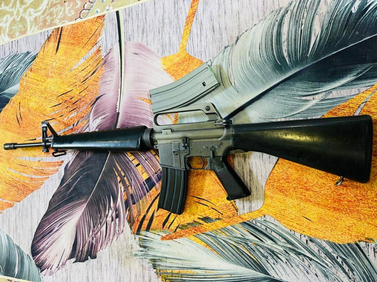 An interesting M16A1 (Colt 603) on sale in #Iraq recently for