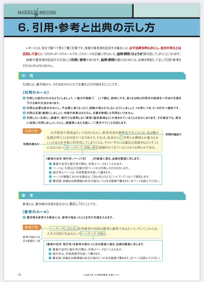 じーおくん Twitter પર 引用の仕方に不安がある人 必見 これさえ見ておけば 引用 参考文献の書き方には困らない リプにurl貼っておくね じーおの豆知識