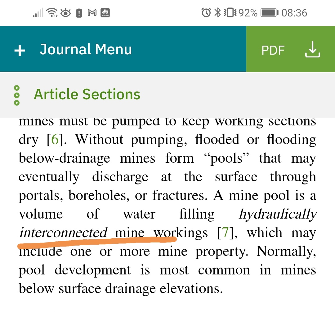 Issues with interconnected mines...Seems as though, perhaps, the lower mine filled to capacity, as did the upper mine, and puddle puddle toil and trouble.These issues are preventable with continued monitoring and ownership -  #Skewen  #mine  #flooding  @bethanjenkins