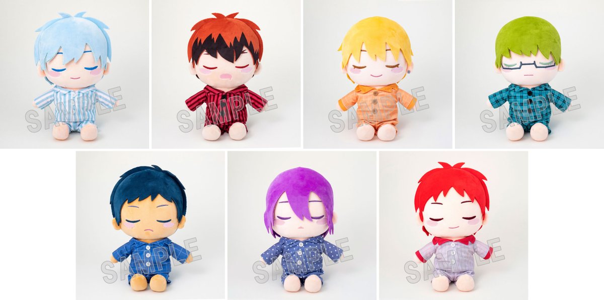 黒子のバスケ 加速する新作情報 あみあみで予約開始 5 Off 黒子のバスケ おやすみどーる T Co Lova1vndfp