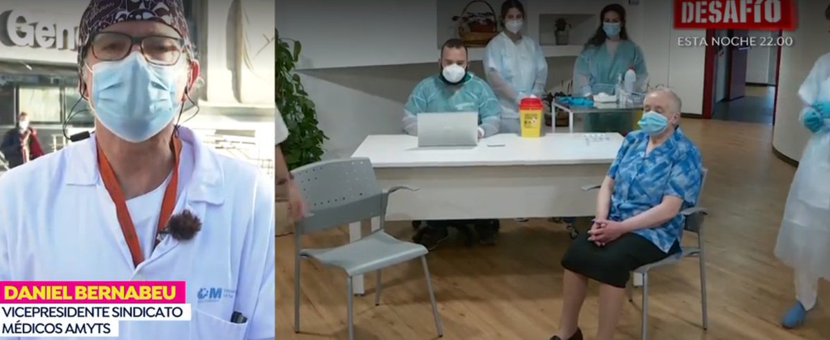 EspejoPublico's tweet photo. 🔴DIRECTO| Hablamos con Daniel Bernabeu, vicepresidente del sindicato de Médicos AMYTS: "Ahora parece razonable reservar vacunas para esa segunda dosis"

#ColapsadosESp

▶https://t.co/Ahwoln6S4m https://t.co/v1RihnIvHs