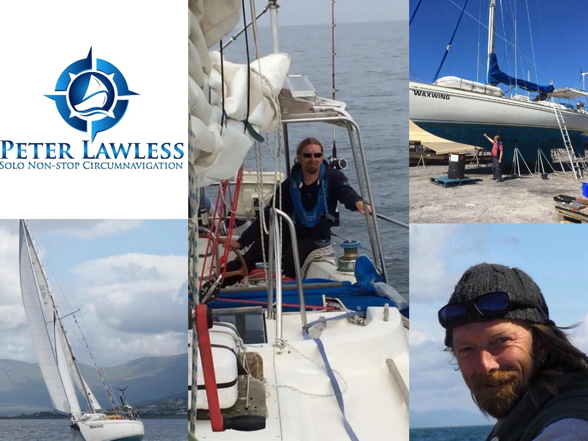 In August 2021 I plan to sail solo, non-stop, unassisted around the world from Ireland &amp; back via the 5 great capes. I'll be using a sextant and paper charts as navigation tools. 
If successful, I'll be the first Irish person to complete a solo non-stop global circumnavigation.