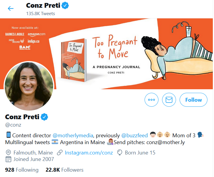 5/Here, Conz Preti cynically uses cancel culture to attack Cara Dumaplin (AKA Taking Cara Babies on IG).Conz pretends it's because Cara donated to Trump, the real reason is Conz is content director  @motherlymedia and wants to take out a business rival https://twitter.com/conz/status/1351884948748333057?s=20
