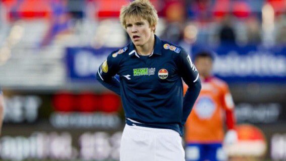 13.04.2014Martin Ødegaard makes history and becomes the youngest player to play in the Norwegian top division at only 15. The match ended 2-0 to Strømsgodset and Ødegaard