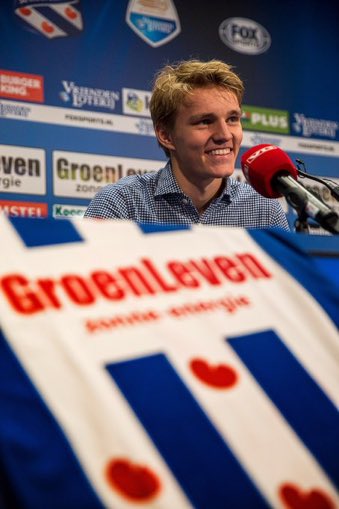 09.01.2017After 2 years of being in and out of Real Madrid’s main squad and playing for Castilla, Ødegaard gets loaned out to Heerenveen