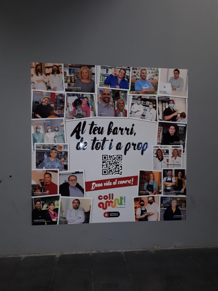 Bcn_Gracia's tweet photo. 🛍️🛍️T'agradaria conèixer els comerciants del barri del #Coll, a #Gràcia?
👉Visita l'exposició de #CollAmunt a l'estació de #metrobcn El Coll-La Teixonera (L5)!
Més: https://t.co/NO9eQnCPrO
#Alteubarridetotiaprop @BCN_Comerc https://t.co/ozfs6LxRd5