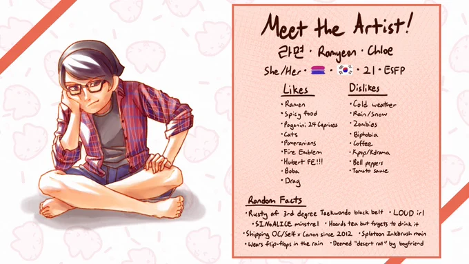 Hi I can't graphic design at all#MeettheArtist 