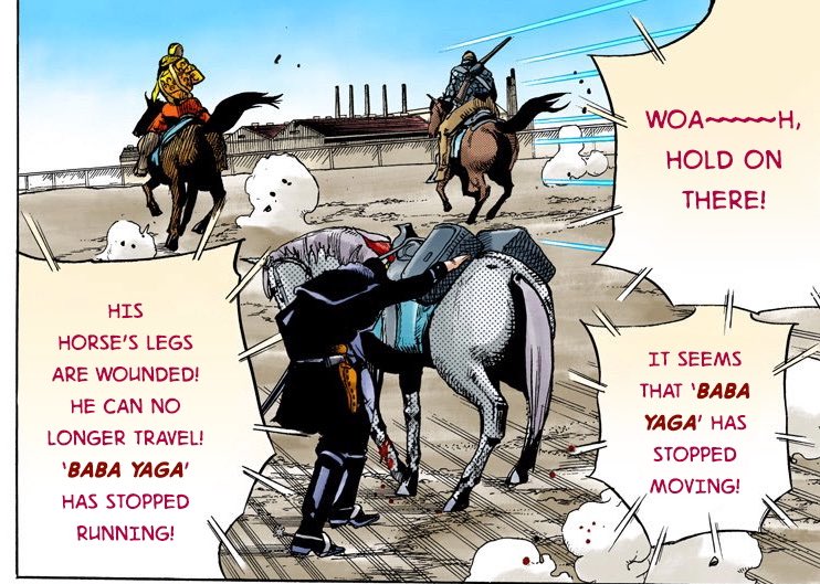Btw, loved this minor moment from Baba Yaga. A small act of quiet, dignified kindness at the final stretch. Despite the fact that he’s been doing well and was one of the frontrunners during the 8th stage, when he finds that his horse has been injured-